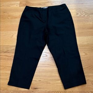 Chico's Fabulously Slimming Black Slimming Crop Pants Sz 2.5/L